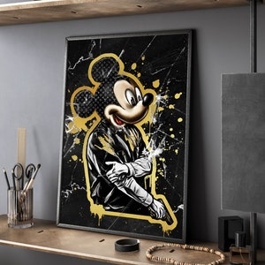 Vinilos infantiles pared: Mickey y Pluto - Murales de pared