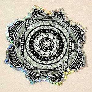 Glitter Mandala Sticker