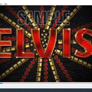 New Elvis Movie 2022 Style 1080p HD Looping Video for Elvis Tribute Shows Big Screen Video or Large TV&#39;s a must have for your shows