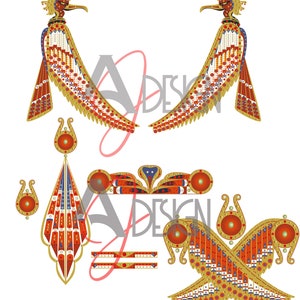 Elvis Prehistoric Jumpsuit and Belt Replica fabric print Embroidary Pattern PDF Files Fully Scaled Jumpsuit Pattern