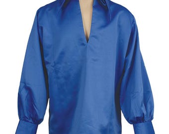 Molde raro para camisa com decote em V estilo Elvis Presley dos anos 70, tamanhos de tórax de 38 a 50 polegadas (Download Digital)