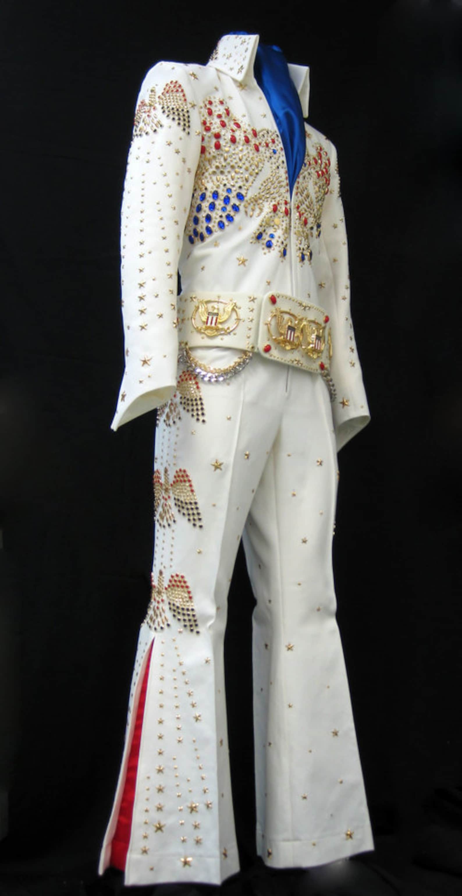 Elvis Aloha Eagle Jumpsuit Stud Placement Pattern With Waist Etsy UK