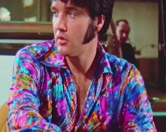 Molde para camisa épica do Elvis dos anos 70, tamanhos de tórax de 38 a 50 polegadas (Download digital)