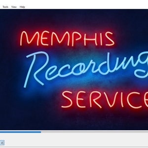Sun Studio Neon 1080p High Resilution Looping Video for Elvis Tribute Shows Big Screen Video or Large TV&#39;s a must have for your shows