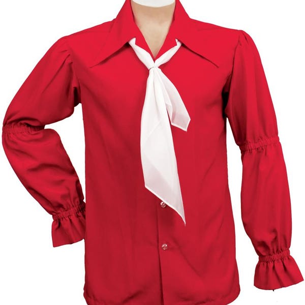 Elvis Puffy Sleeve Shirt Sewing Pattern, 70s Style (Digital Download)