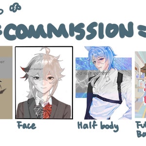 Digital Game & Anime and Portrait Commission