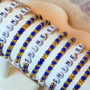 World Bracelets in Bulk/Bulk Personalized Friendship Bracelets/Bulk Custom Beaded Bracelets/Christmas Gifts/Friendship Bracelet/Bulk Gifts