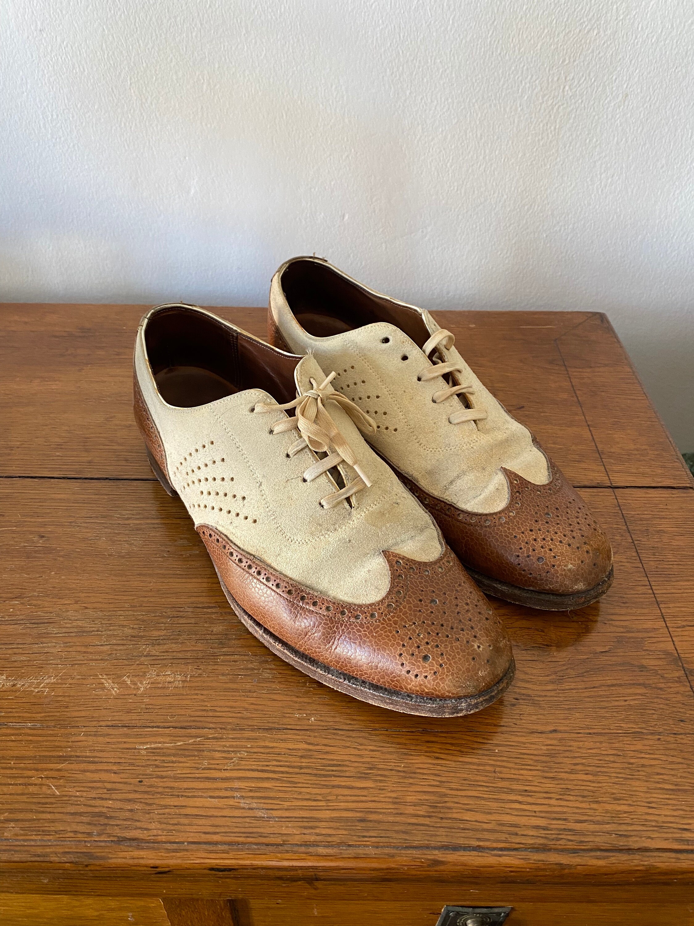 1940s Style Spectator Shoes - Etsy