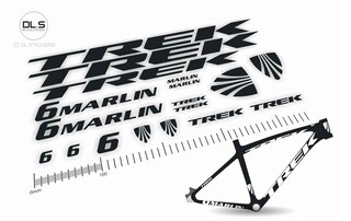 Pegatinas De Marco Trek Procaliber 9.6 Mod. 2021: Kit De Pegatinas Para