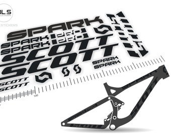 scott stickers bikes