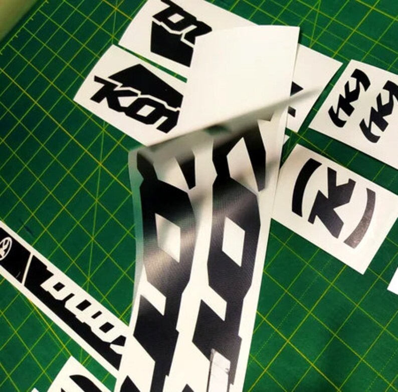 KONA Decal Stickers on Bike. Frame Set Fork. All Colors Are Etsy