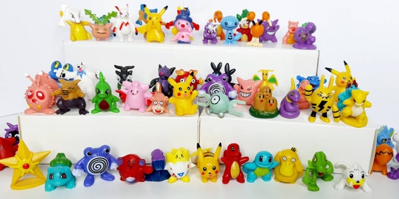 24pcs-100pcs Pokemon Mini Figures 2-4 Cm Figurines Toys Cake Toppers -   Denmark