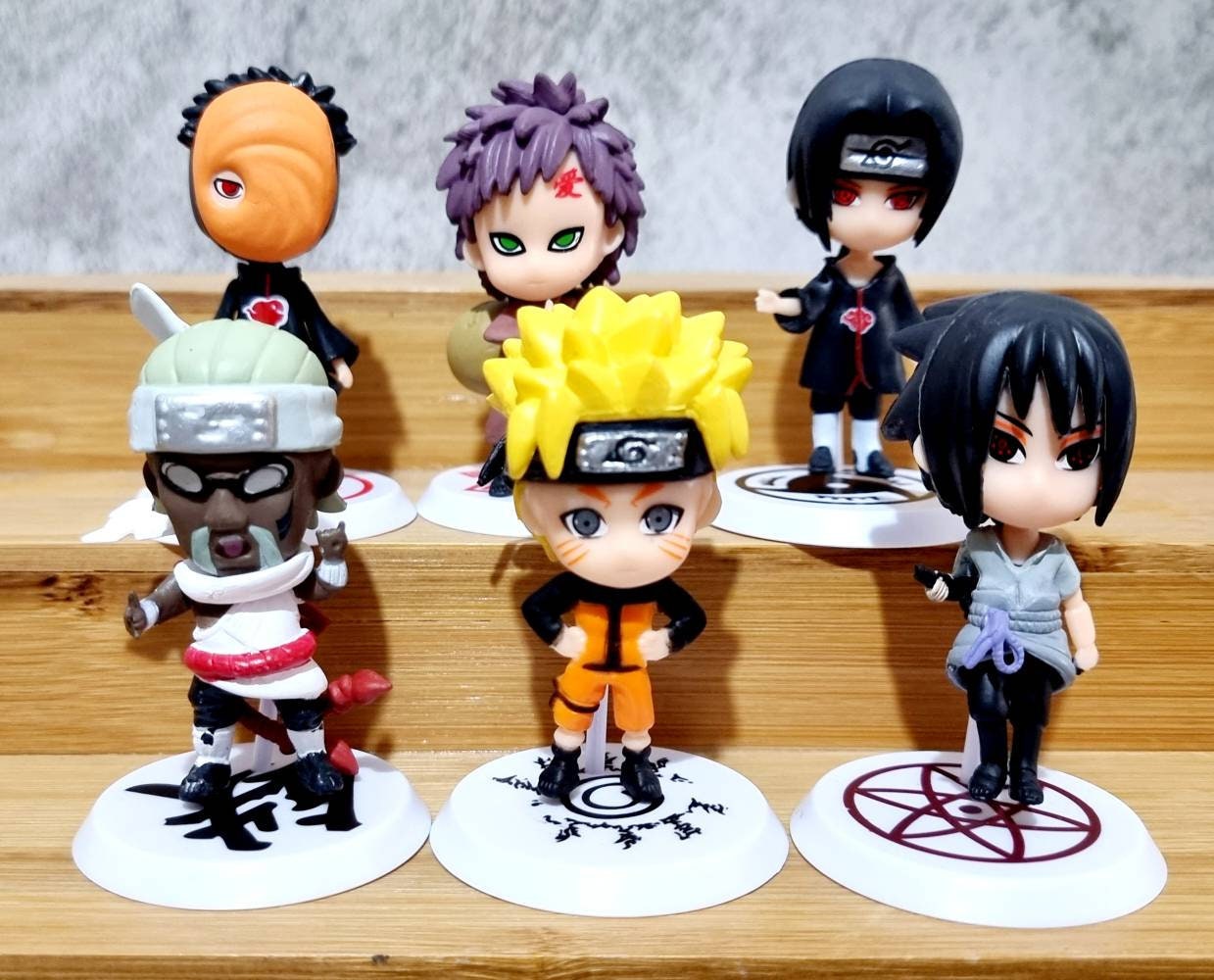 Naruto Mini Figure Sets Anime Akatsuki Itachi Saskue Toys Etsy Australia