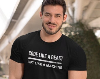 Code Wie ein Biest T-Shirt: Fitness Workout Tee