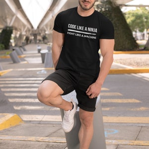 Code Like a Ninja T-Shirt: Inspirational Workout Tee