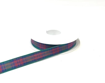 Tartan Ribbon Berisfords Scottish Ribbon 16mm Sewing Crafts Gift Wrapping In Various Lengths