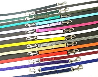 45" Puppy Small Dog Walking Lead 1 Metre Leash 13mm Wide Webbing Strong Durable In Various Colours - 1st Class Post