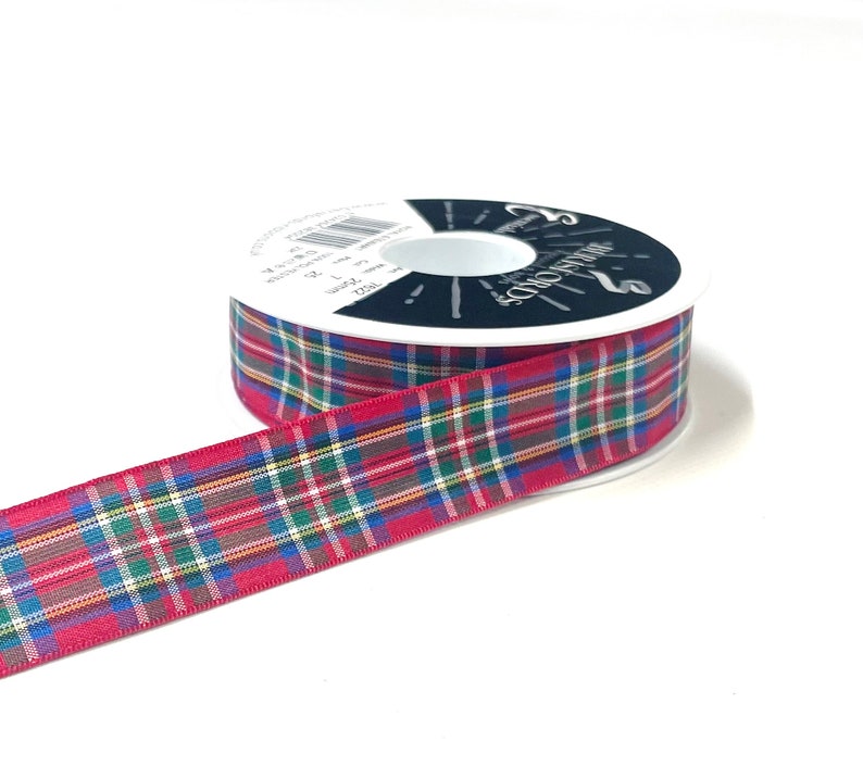 Acottish Ribbon Tartan Ribbon Berisfords 25mm Scottish Ribbon Approved Sewing Crafts ...