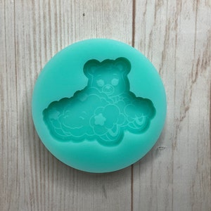 Exclusive Bear in cloud car Resin Mold/ keychain mold/ Kawaii mold/ crafting mold/ silicone mold/ handmade mold/ charm mold/ shaker mold