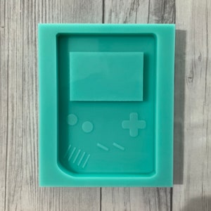Handheld Game Shaker Resin, Mold Trading Card Mold, Silicone Resin Mold, Wax Mold, Clay Mold, Mold for Epoxy Resin, Nostalgia Mold, Gamer