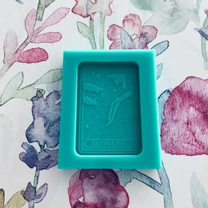 The Lovers Halloween Tarot Card Silicone Mold for Epoxy Resin Crafting Casting Gifts Resin Supplies UV Clear Mold Keychains Charms