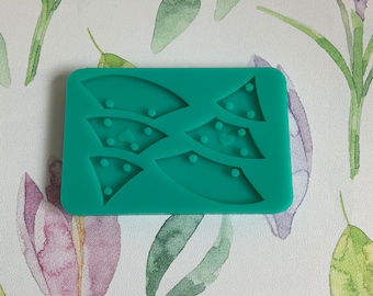 Christmas Tree Dangle Earrings Silicone Mold, Resin Crafting