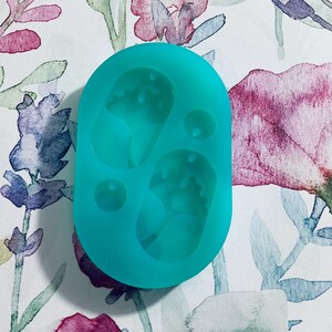 Layered Boho Plant Earrings Mold, Earring mold, UV resin mold, Jewelry Mold, Silicone Mold, Clear Silicone Mold, Resin Supplies, Resin Art
