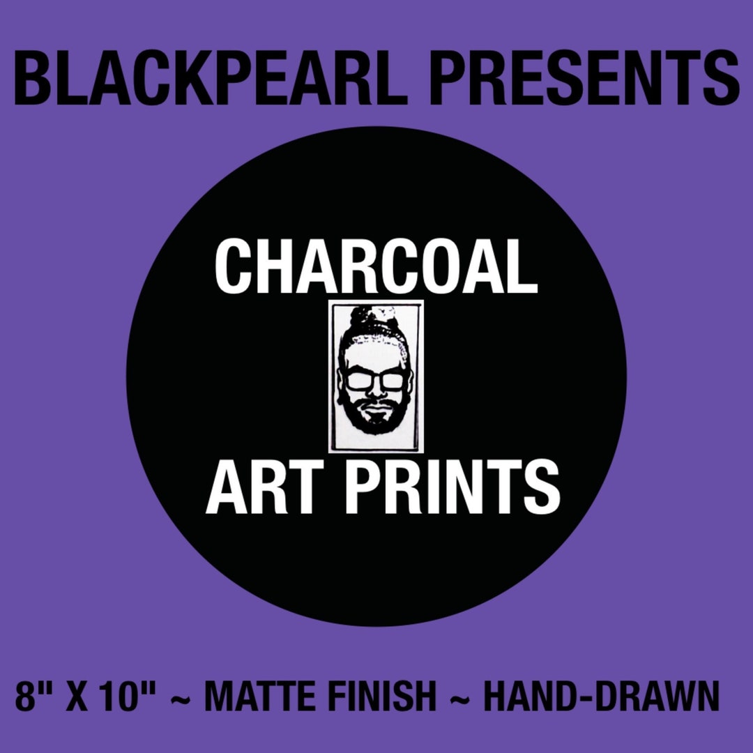 Charcoal Art Prints Etsy