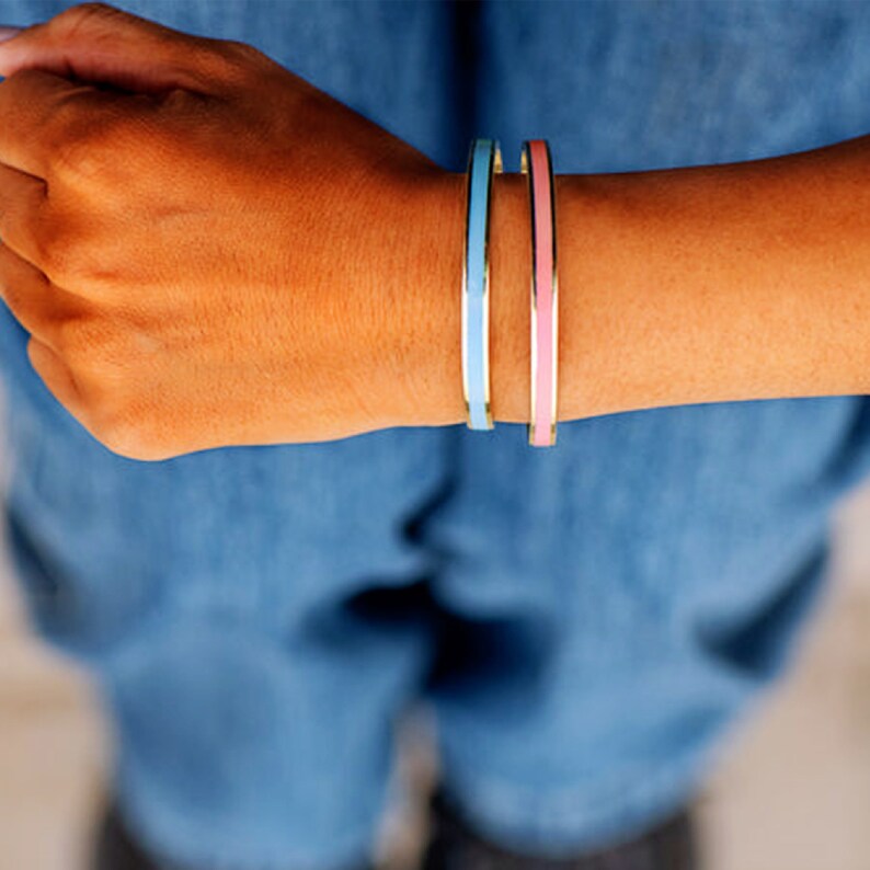 Friendship Bracelet My Badass Girl Gang Multicolor Bangle Etsy