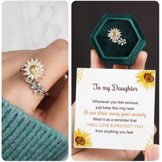 Daughter sunflower ring deals