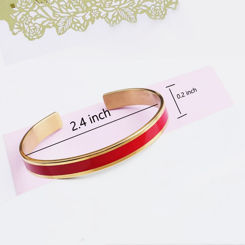 Friendship Bracelet My Badass Girl Gang Multicolor Bangle Etsy