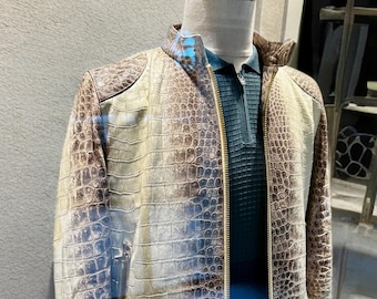 Chaqueta de cuero de motociclista del Himalaya: estilo motociclista de lujo personalizado