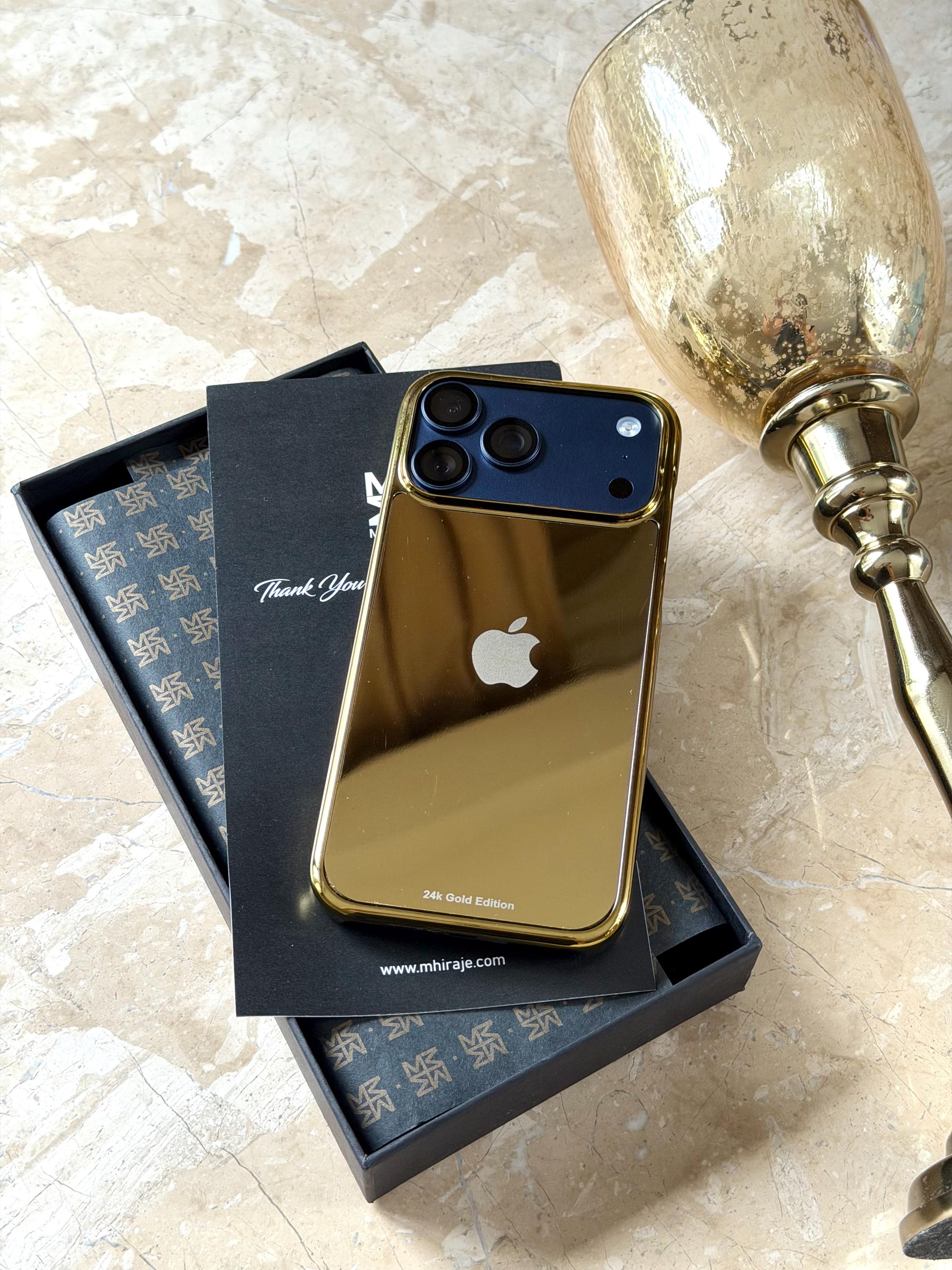 Real Gold Plated Personalized iPhone 18 Case, Apple Design - Etsy