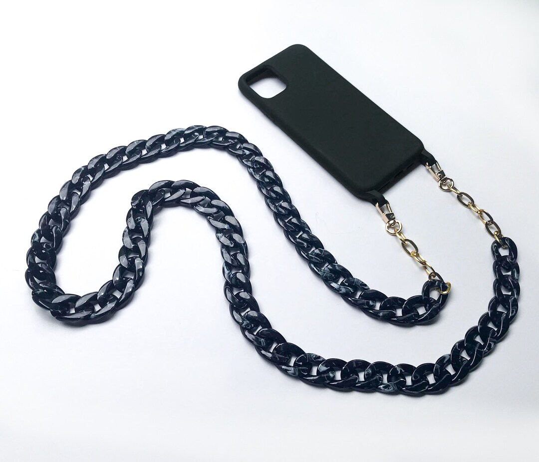 Stylish Rope iPhone Case With Chain and Crossbody Straps for Etsy