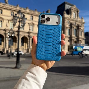 Snake Python Leather Personalized iPhone 18 Case: MagSafe,