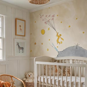 Little Prince Wallpaper: Kids Room Removable Wall Mural