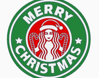 スターバックスコーヒーをイメージしたライトボックス型LEDランプ