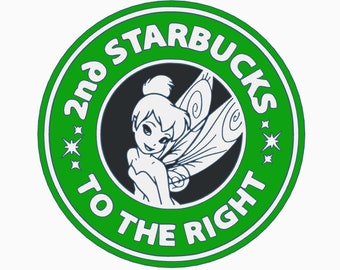 Disney starbucks sign - 2nd starbucks to the right - coffee bar sign