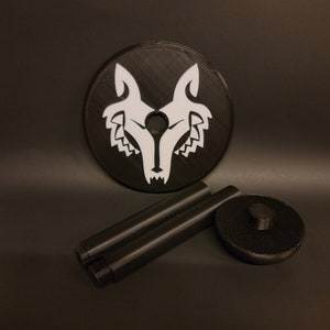 Helmet Stand - Wolf Pack