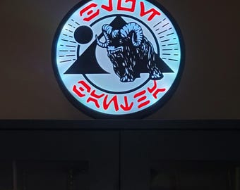 Star Wars Oga's Cantina inspired light box