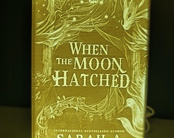 When the moon hatched Book Light | When the moon hatched Litho Lamp | Gift for Book Lovers | Bookish Gift for Readers | Litho Books