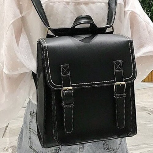 Convertible Backpack Purse Leather Tote Laptop Bag for Women Etsy