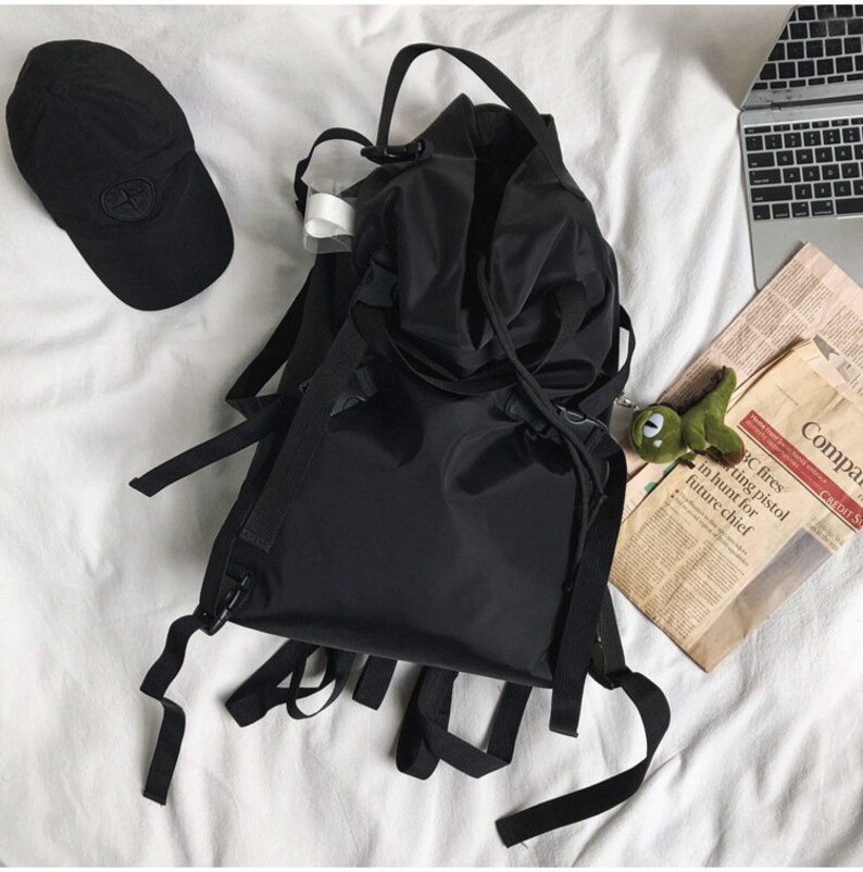 Techwear Bag Techwear Backpack Tactical Bag Streetwear Bag | Etsy