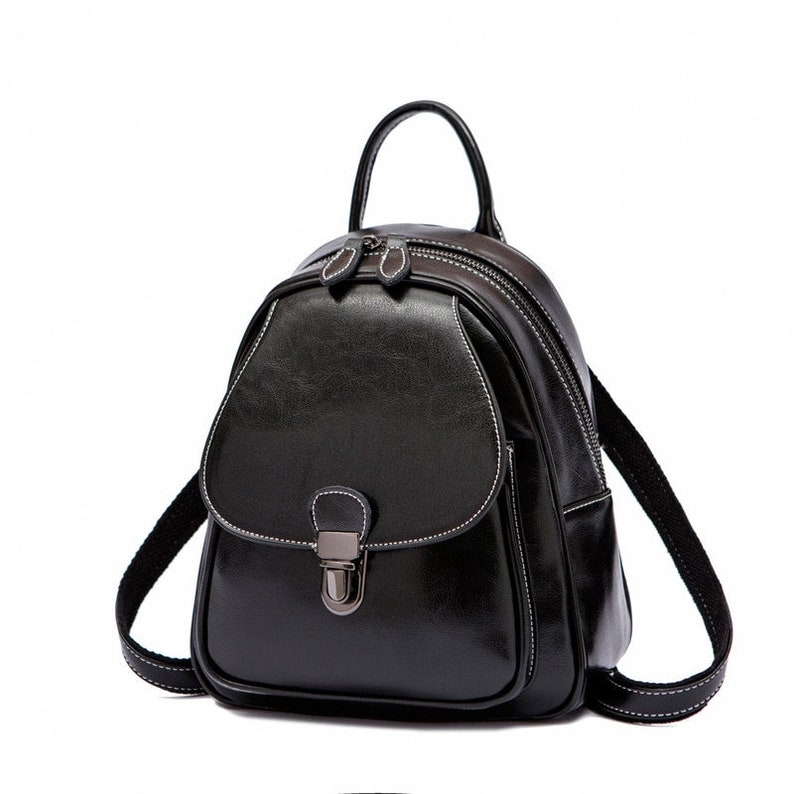 Mini Backpack Purse Vegan Leather Backpack Women Leather Etsy