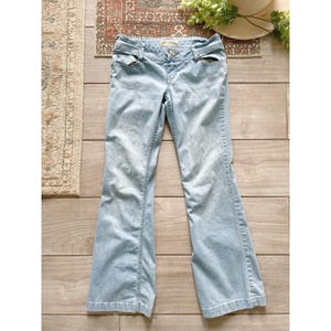 Y2k Flared Jeans - Etsy