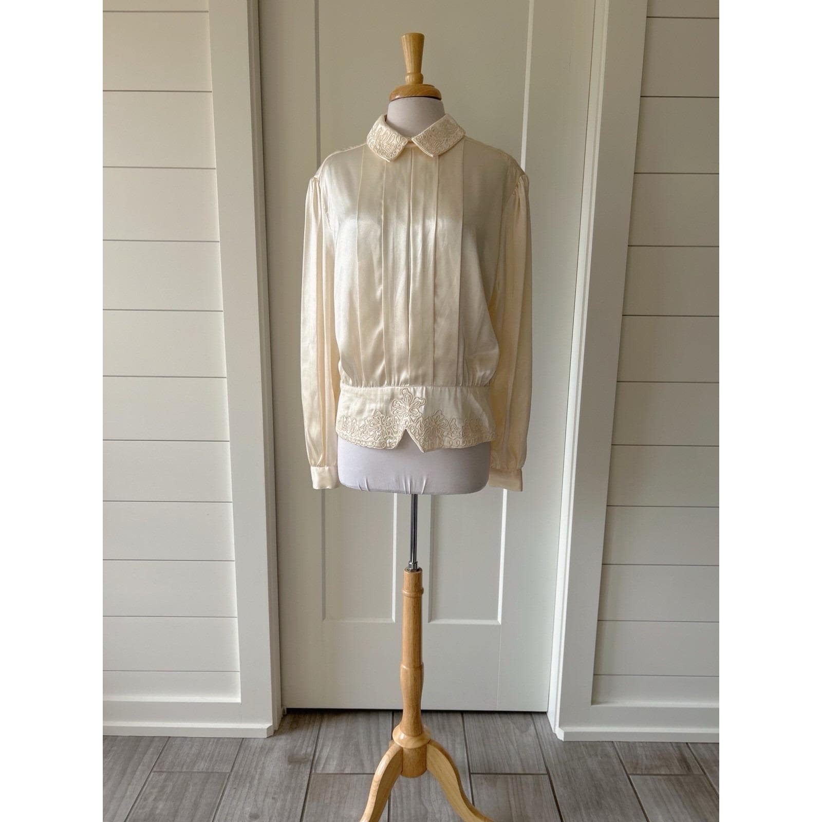 Vintage Satin Shirt - Etsy