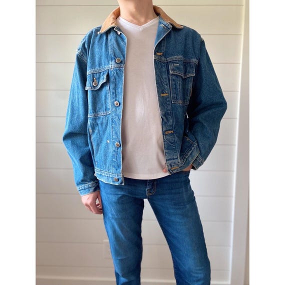 Jean jacket with timberlands discount