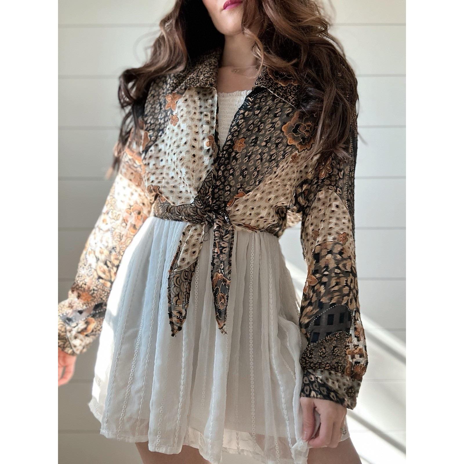 Sheer Leopard Top - Etsy