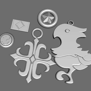 FFXIV Streetwear Gear accessories 3D Print FIles