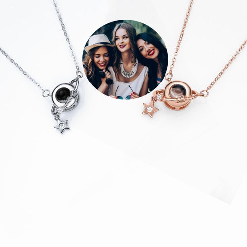 Image Jewellery Personalized Photo Projection Necklace Unique